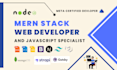develop website in mern stack, react, next js, node js