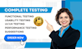 do QA testing of your android or IOS app