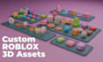 create custom roblox 3d models and game assets