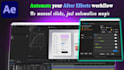 automate after effects using an extension with CSV or json