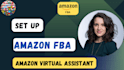 set up amazon seller account, upload product listing on amazon seller central
