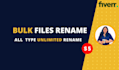 do unlimited rename for all type of files, bulk rename