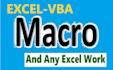 do excel macros, excel vba and any excel work