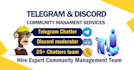 be telegram community manager boost engagement, chatters