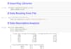 do data analysis and data science project using python jupyter notebook