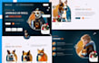 sleek website landing page UI UX design services