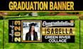 design custom personalized graduation banners with picture