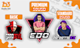make a professional design mascot, character, human logo