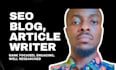 write SEO blogs, linkedin posts, and engaging contents with keyword research