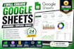 make spreadsheet templates dashboard pivot table graph chart