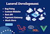 develop php laravel website, upgrade and fix laravel bugs