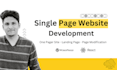 create a single one page wordpress website