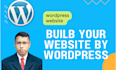 create a professional and modern website by wordpress