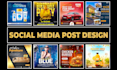 do creative social media post design