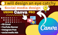 design editable canva ads, post, templates, banners, invitation