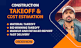 do professional quantity takeoff, construction cost estimation with planswift