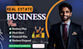 write real estate, property management, airbnb business plan writer pitch deck