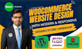 design wordpress woocommerce or ecommerce website responsive