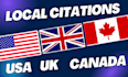 do USA local citations UK local citations canada local citations