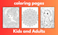 create coloring book pages for amazon KDP