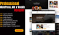 design trucking, freight broker, moving and logistics website