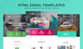design an editable and responsive HTML email template