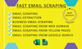 extract email for you from any website and social media platforms