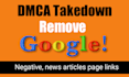 remove defaming and infringing content from google search and images under dmca