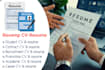 rewrite, edit, design, revamp cv, resume, cover letters