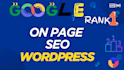 perform wordpress on page SEO to boost your google ranking