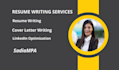 write, edit your resume, cl and linkedin profile