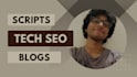 write SEO blogs, blog stories, scripts, and web dev content