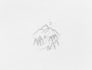 draw a minimalistic, one line tattoo design, logo or illustration