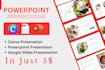create modern powerpoint presentation and animated presentation