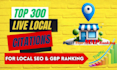 do 300 local SEO citations for gbp google map ranking
