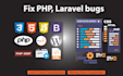 fix bugs in laravel, codeigniter, javascript, and mysql