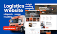 design logistics, dispatch, cargo, trucking, freight, moving company website
