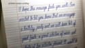 handwrite letter, poem or anything in printed handwriting