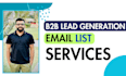 provide b2b lead generation and email list building services