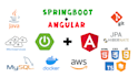 develop website in java spring boot, angular, hibernate, mysql and microservice