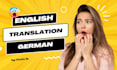 perform quick english to german translation