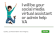 be your social media virtual assistant or admin help VA