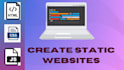 design static website using HTML, CSS and js