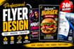 design modern food menu, restaurant, or business flyer