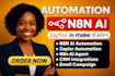 develop n8n ai agents, n8n workflow, zapier ai automation
