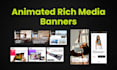 do animated HTML5 or rich media banner