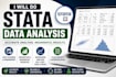 do statistical analysis in stata