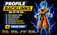 create profile backlinks da 90 plus dofollow manual unique links