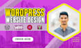 create a responsive wordpress website or landing page with elementor pro