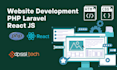 be your web developer for php laravel react js
